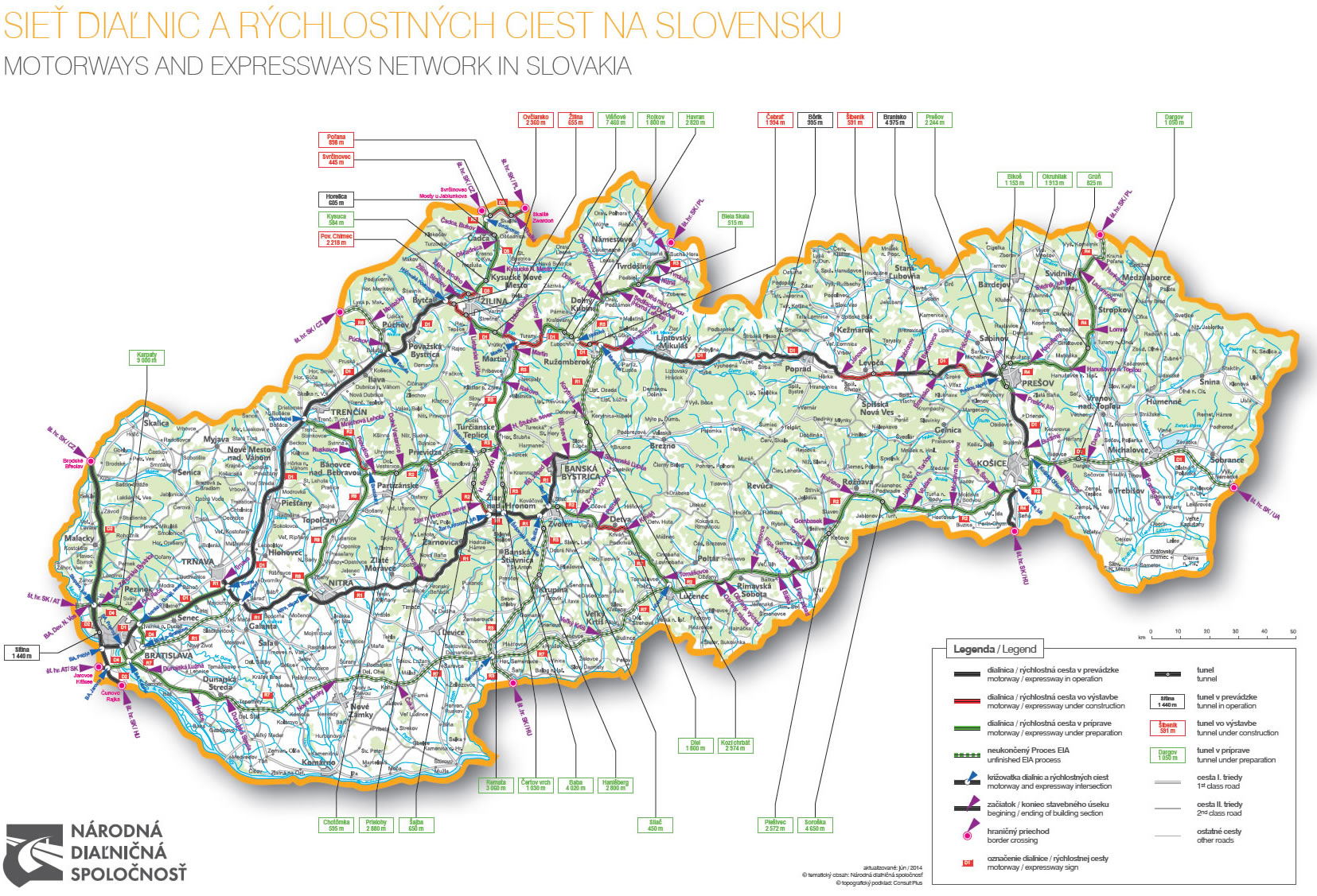 Szlovák Autópálya Térkép | Térkép 2020
